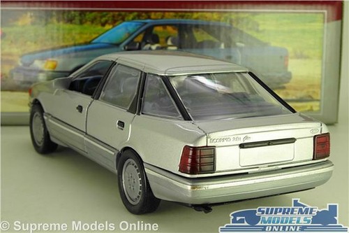 FORD GRANADA SCORPIO MODEL CAR MK3 SILVER HATCH 1:25 80'S DEALER ISSUE SCHABAK K - Picture 3 of 5