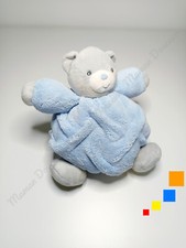 Peluche/Doudou Musical Ours Boule Bleu Gris Plume A La Volette 18cm - Kaloo 2014