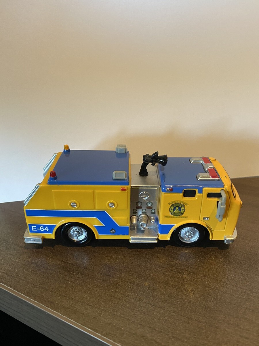 Pulaski Yellow E-64 Fire Truck Piston Peak Pixar Planes Fire