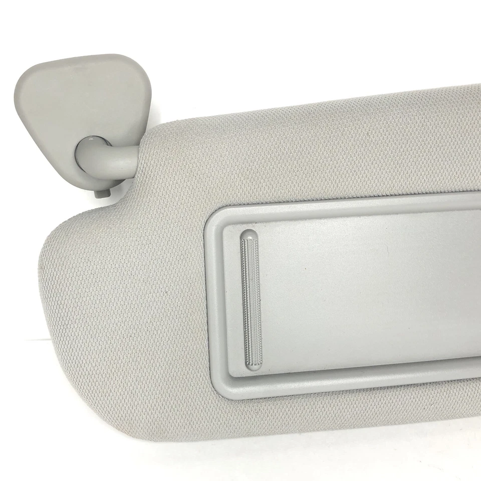 2011-2016 Kia Optima Left Driver Side Sun Visor Sunvisor Cloth Mirror Gray OEM - Image 2 of 4