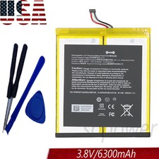 Battery 58-000187 2955C7 58-000280 For Amazon Fire HD 10 10.1" 7th Gen SL056ZE
