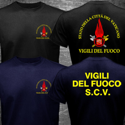 t shirt vigili del fuoco