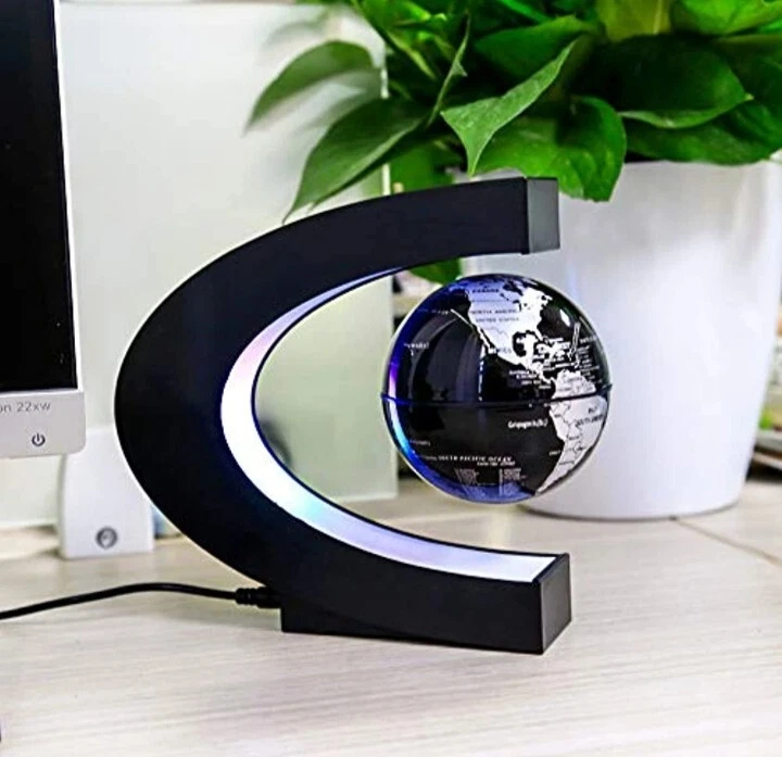 Magnetic Levitating Globe with LED Light - Cool Tech Desk Decor | eBay