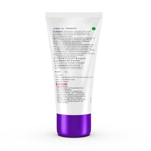 La Shield Lite Sunscreen Gel Spf 50 For All Skin Types 50gm - Picture 2 of 5