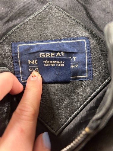 GREAT NORTHWEST Gorgeous Classic Leather Coat Sz: XXL - Picture 4 of 10