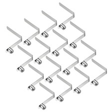 16pcs Kayak Paddle Snaps Button Single Pin Lock Tube Spring Clips 11x9mm