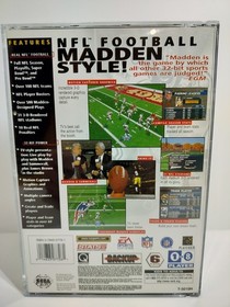 Madden NFL 97 (Sega Saturn, 1996) CIB Play Sheet Insert w foam