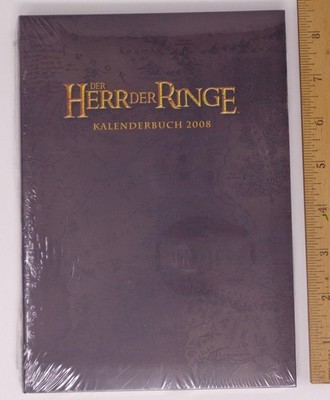 New sealed Der Herr Der Ringe Kalenderbuch 2009: Lord Of The Rings calendar book