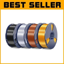 Silk PLA Plus Filament Bundle - Shiny Silk Surface - 4kg