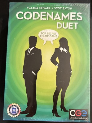 Codenames Duet Two Player Word Deduction Game by Czech Games NEW SEALED