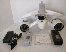 Sublue White Shark ProMix Underwater Scooter W/Two Batteries Camera Mount Manual