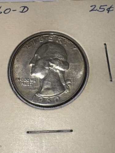 1960-D Washington Quarter 25c Silver