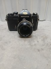 Nikon NIKKORMAT FT2 Black 35mm SLR Camera w/Nikon Nikkor 50mm f/2 Lens Excel 