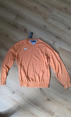 Tommy Hilfiger Herren Pullover, Größe L, Orange, Neu, Ungetragen