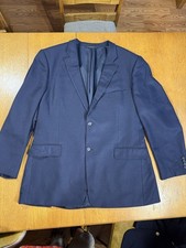 JOHN NORDSTROM LORO PIANA Men's 48L Navy 100 Cashmere Blazer Sport Coat Jacket