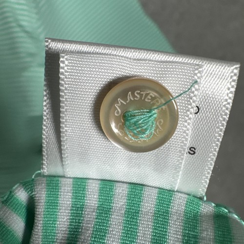 Polo technique performance homme Masters Peter Millar rayure verte/blanche L neuf - Photo 7/9