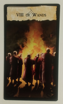 Ultra Pro Cthulhu's Vault Tarot Card 8 Of Wands 4.75'' X 2.75''