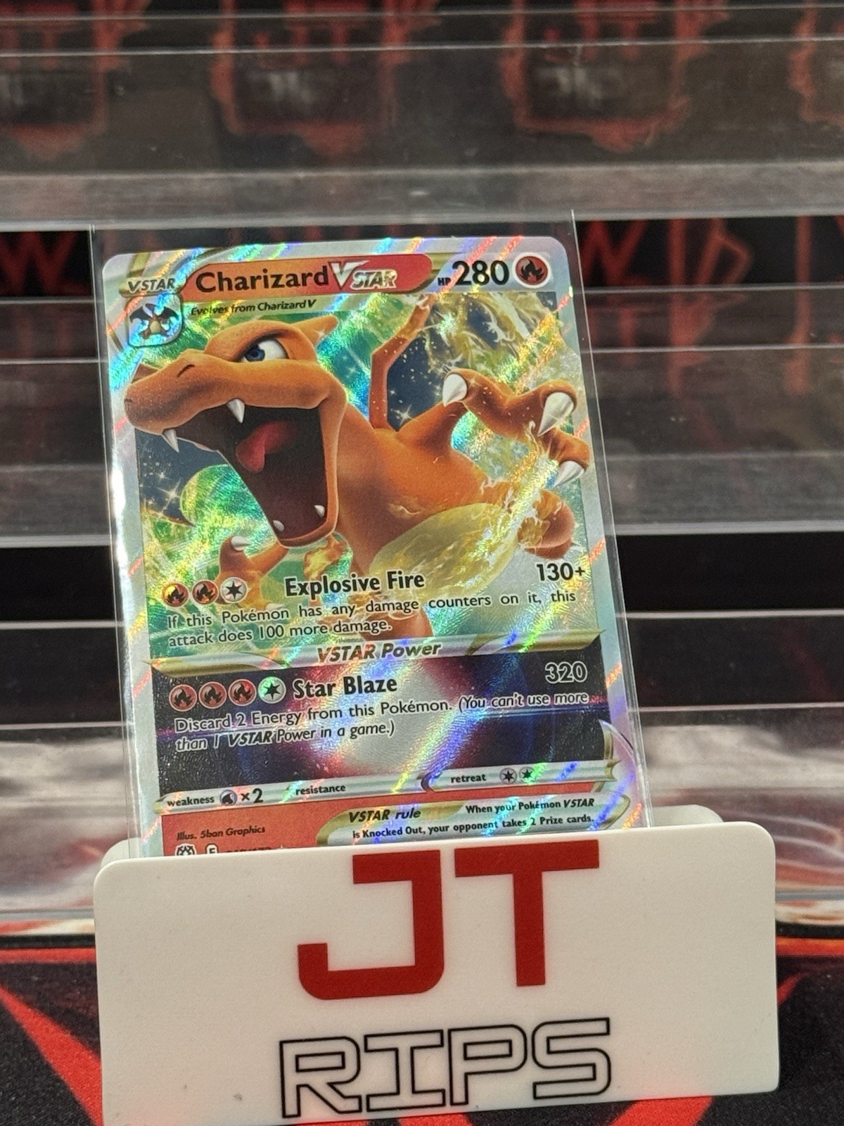 Pokémon Charizard VSTAR Brilliant Stars 18/172 Near Mint NM Condition