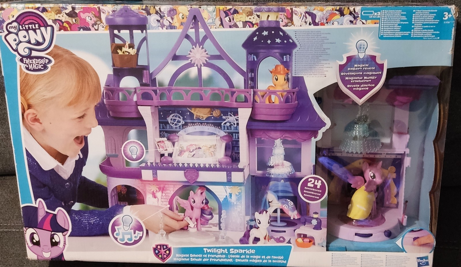 Twilight Sparkle My Little Pony école magique pour s'amuser entre amis au salon