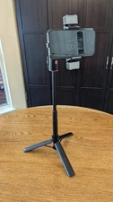 New Extendable Auto Face Tracking Tripod Rotation with Light And Remote 