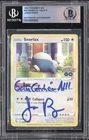 2022 Pokemon Go #55 Snorlax Jason Paige Signed BGS Auth Auto