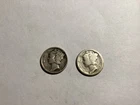 1923 and 1923s Mercury Dimes - set break Low opening bid at melt