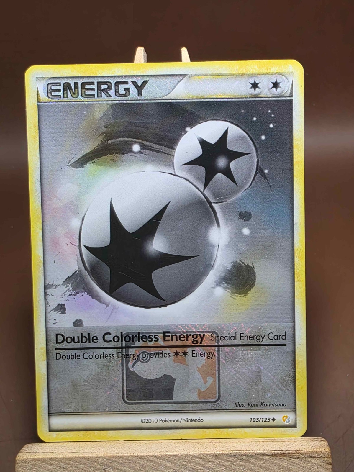 Pokemon HP Double Colorless Energy 103/123 League Promo Crosshatch