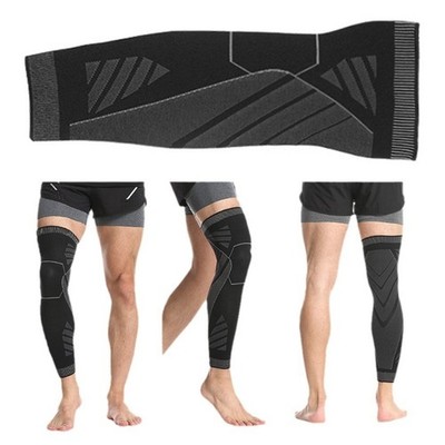 Full Leg Compression Sleeve Long Leg Knee Brace Long Knee Support for Men Women
