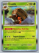 Pokemon TCG SV10: Destined Rivals Crustle 012/182