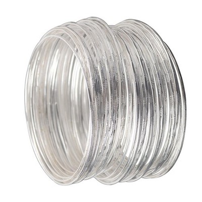 50 Großpackung Mode Silber Armband Damen dünne Manschette Armreif