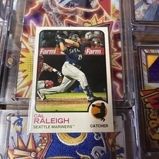 CAL RALEIGH MARINERS 2022 TOPPS HERITAGE ROOKIE CARD #367