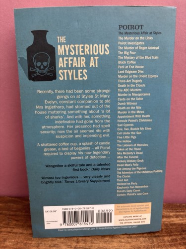 Die geheimnisvolle Affäre bei Styles von Agatha Christie (Taschenbuch 2007) - Bild 2 von 2