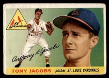 1955 Topps Baseball #183 Tony Jacobs PR *n1