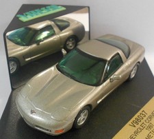 Vitesse 1/43 Scale Metal Model - V98037 CHEVROLET CORVETTE 1997 MET BROWN