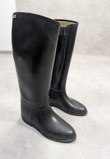Aigle Reitstiefel Damen UK 7 Gummistiefel Gummi robust Reitsport lang EU 41 Logo