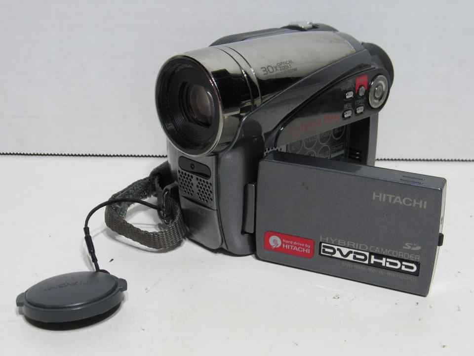 CÁMARA DE VIDEO HÍBRIDA HITACHI DZ-HS500A DVD/HDD 30 GB FUNCIONA Probada Foto 2 de 4