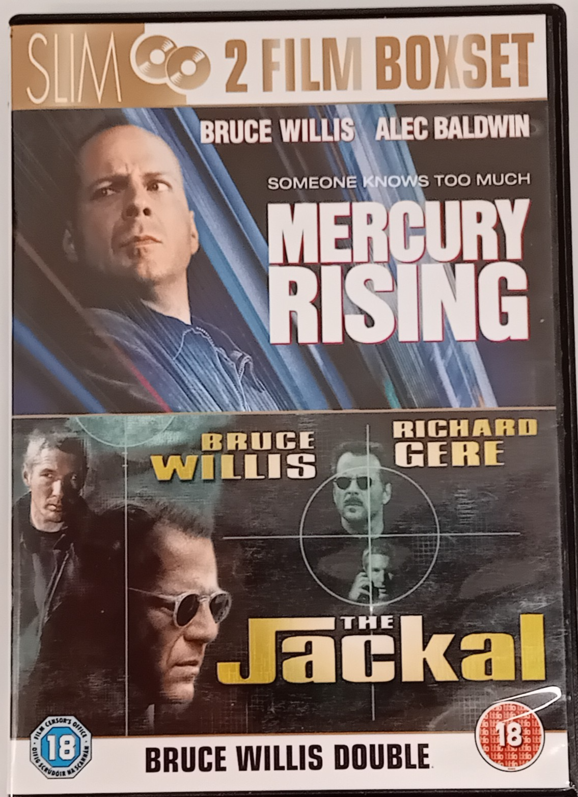 Mercury Rising/The Jackal (DVD, 2007) UK Region 2