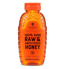Nate's Honey: 100 Pure, Raw and Unfiltered Honey - 16 fl oz Gluten-Free Honey