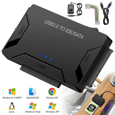 USB 3.0 auf zu SATA Adapter Kabel für 2.5 3.5'' Zoll HDD SSD Festplatte-Konverter