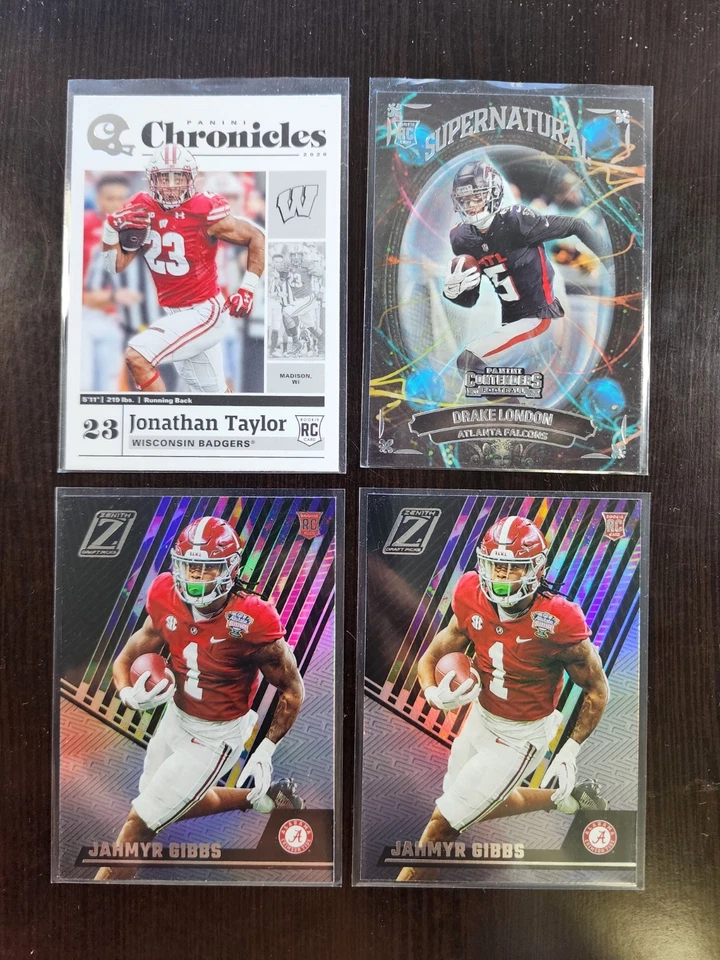 3200 Ct Box Football NEW ROOKIES! Mostly Chrome Prizm Huge Lot Cards Investor RC - Image 3 of 4