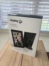 Nixplay 10.1  Touch Screen WiFi Digital Photo Frame - Black-Silver