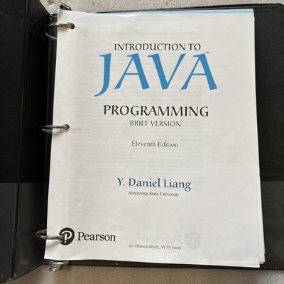Introduction to Java Programming (Brief Version) 11th Edition by Daniel Liang
