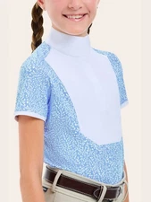 R.J. Classics Tessa Junior Short Sleeve Show Shirt - Delicate Floral