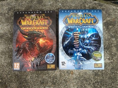 2 x PC Spielepaket World of Warcraft Erweiterungssets Cataclysm + Wrath Lich King