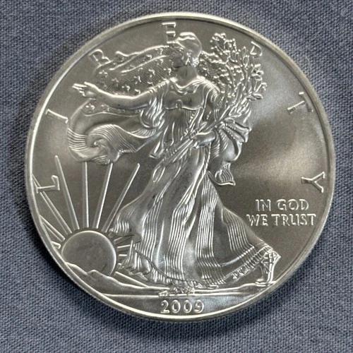 2009 American Silver Eagle 1 oz .999 Fine Silver BU Tube Fresh