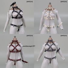 1/12 Scale Female Leather Hollow Out Lingerie Set Model For 6"PH TBL Hot Toys