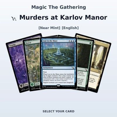 Magic The Gathering Murders at Karlov Manor - Select Your Cards (NM)