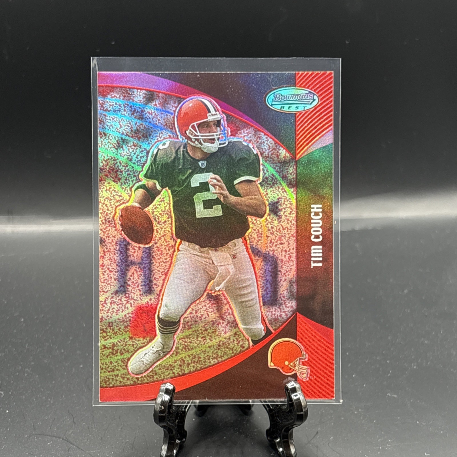 2003 Bowman's Best Tim Couch Red Parallel #46/50