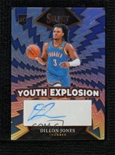 2024-25 Panini Select Youth Explosion Signatures Dillon Jones #YE-DIL Auto 1hr4