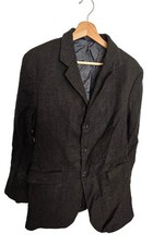 Oscar de la Renta Men  s Wool Blazer 40R Gray